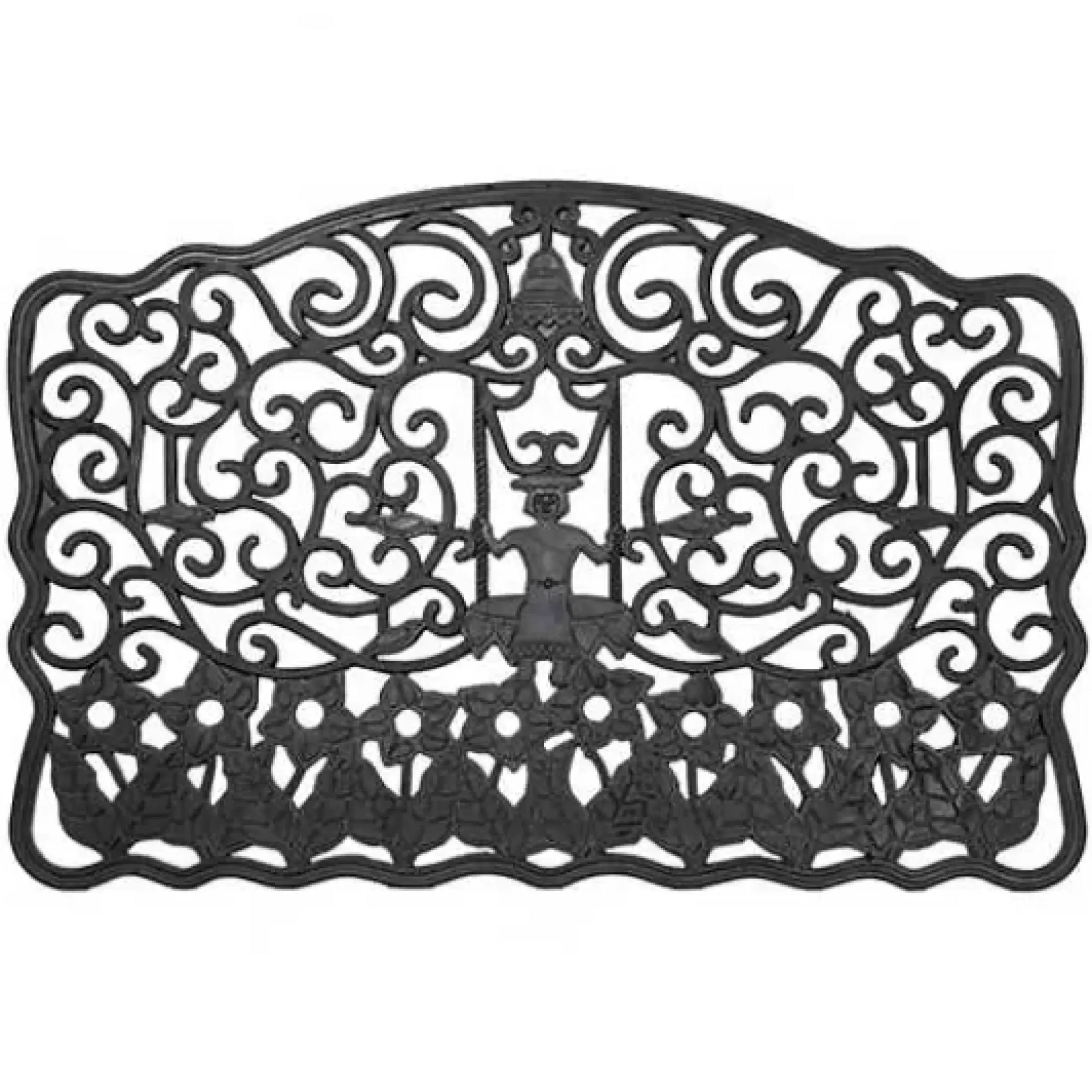 MacKenzie-Childs Mrs. Powers Rubber Door Mat< Outdoor|Rugs