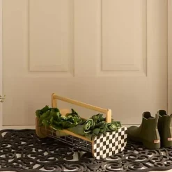 MacKenzie-Childs Mrs. Powers Rubber Door Mat< Outdoor|Rugs