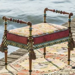 MacKenzie-Childs Musette 2' Bench< Entryway Furniture|Living Room