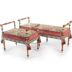 MacKenzie-Childs Musette 2' Bench< Entryway Furniture|Living Room