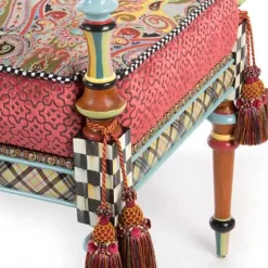 MacKenzie-Childs Musette 4' Bench< Entryway Furniture|Living Room