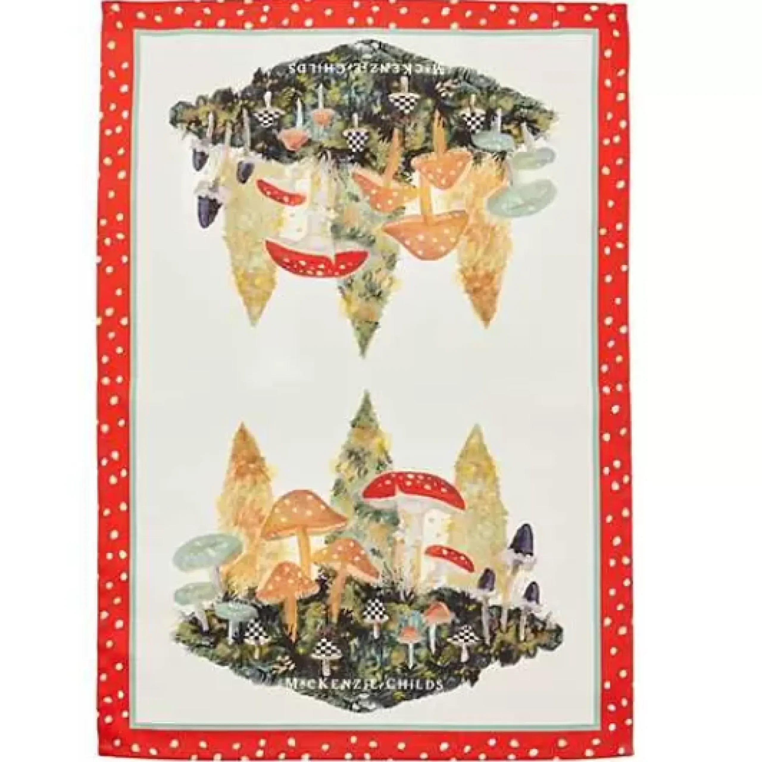 MacKenzie-Childs Mushroom Dish Towel< The Fall Shop|Kitchen & Table Linens