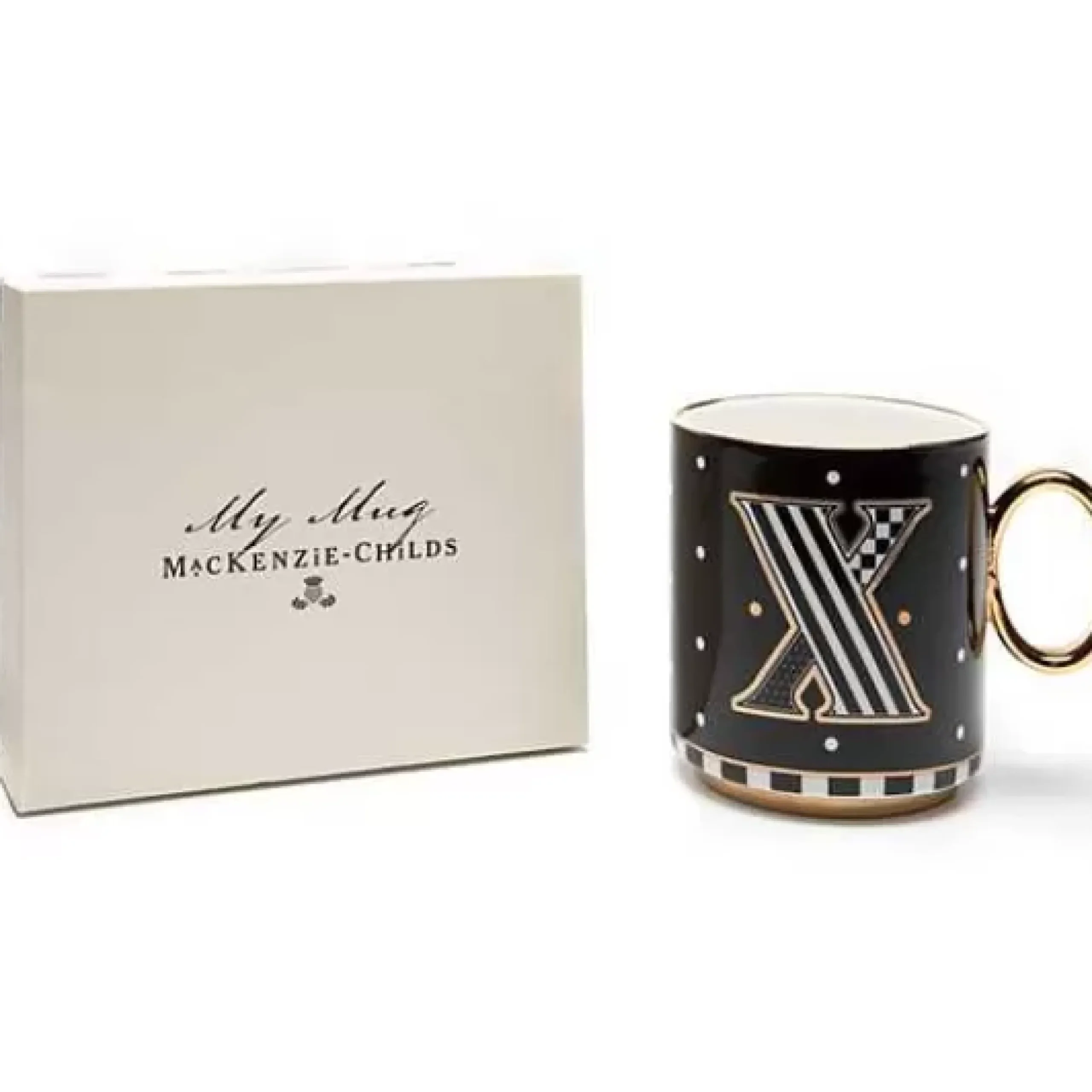 MacKenzie-Childs My Mug - X< Drinkware|Dinnerware & Flatware