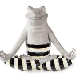 MacKenzie-Childs Namaste Frog< Spring|Room Accents