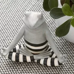 MacKenzie-Childs Namaste Frog< Spring|Room Accents