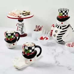 MacKenzie-Childs Nostalgia Snowman Mug< Holiday|Drinkware