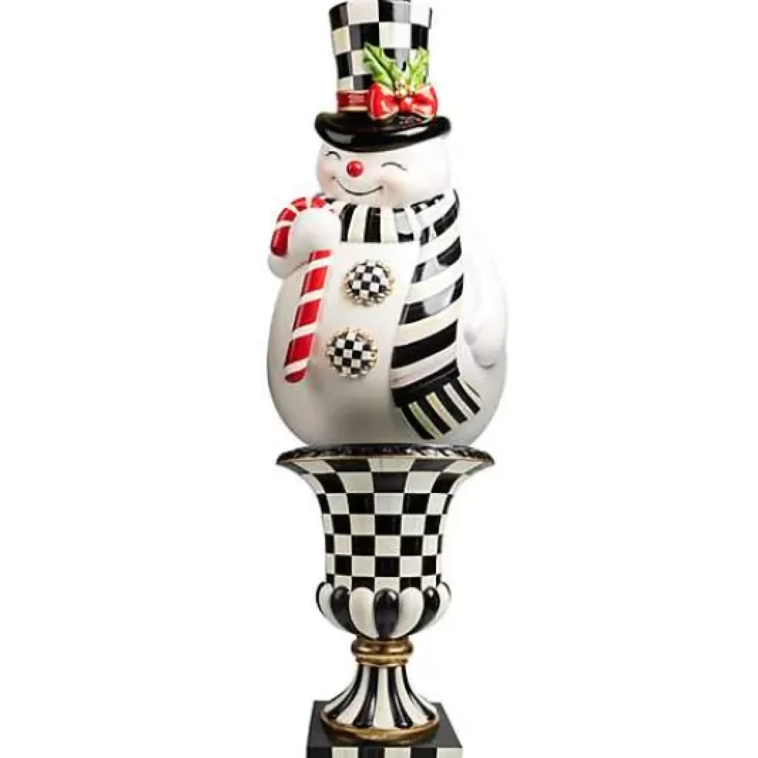 MacKenzie-Childs Nostalgia Snowman Trophy Figure< Holiday|Outdoor