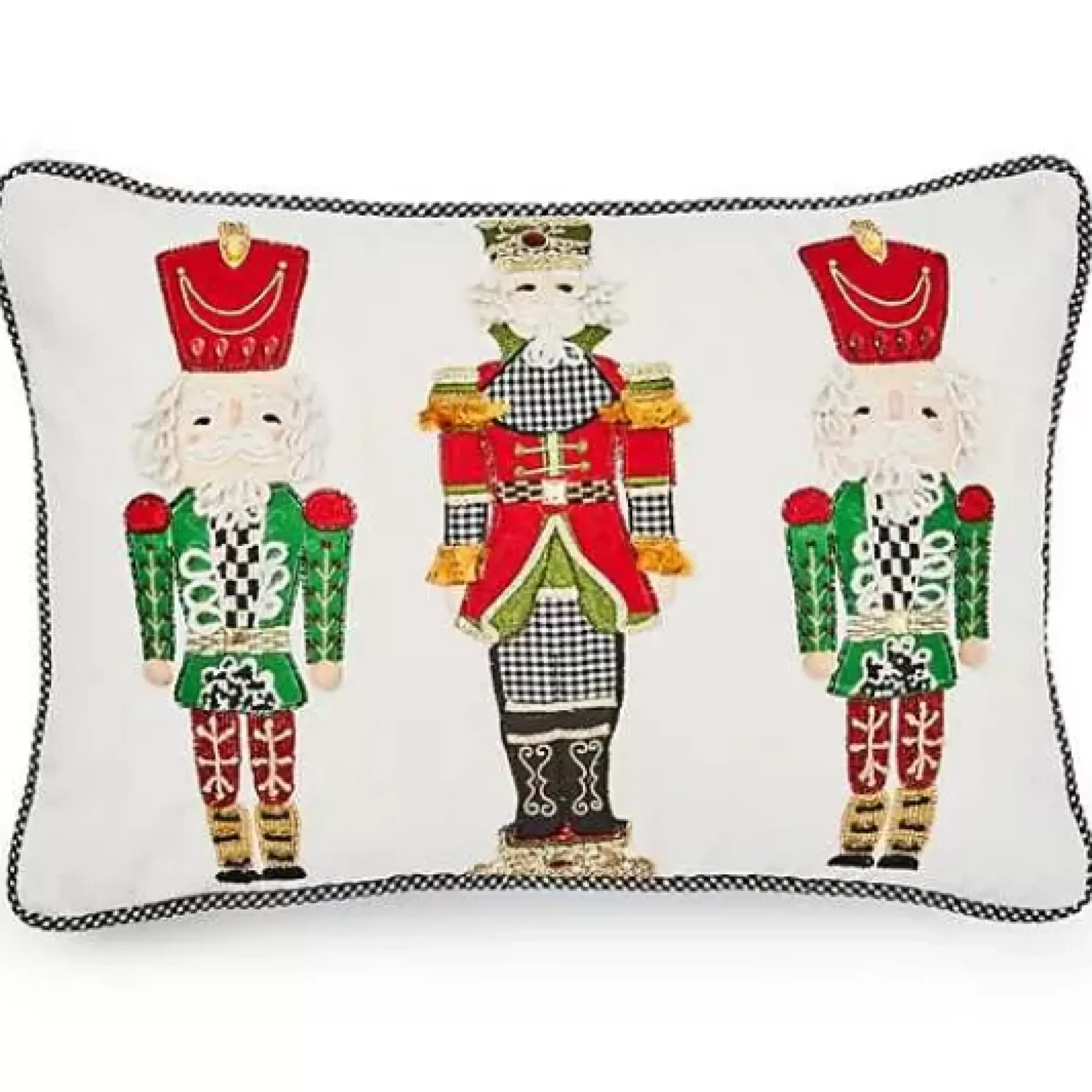 MacKenzie-Childs Nutcracker Lumbar Pillow< Pillows, Throws, & Cushions