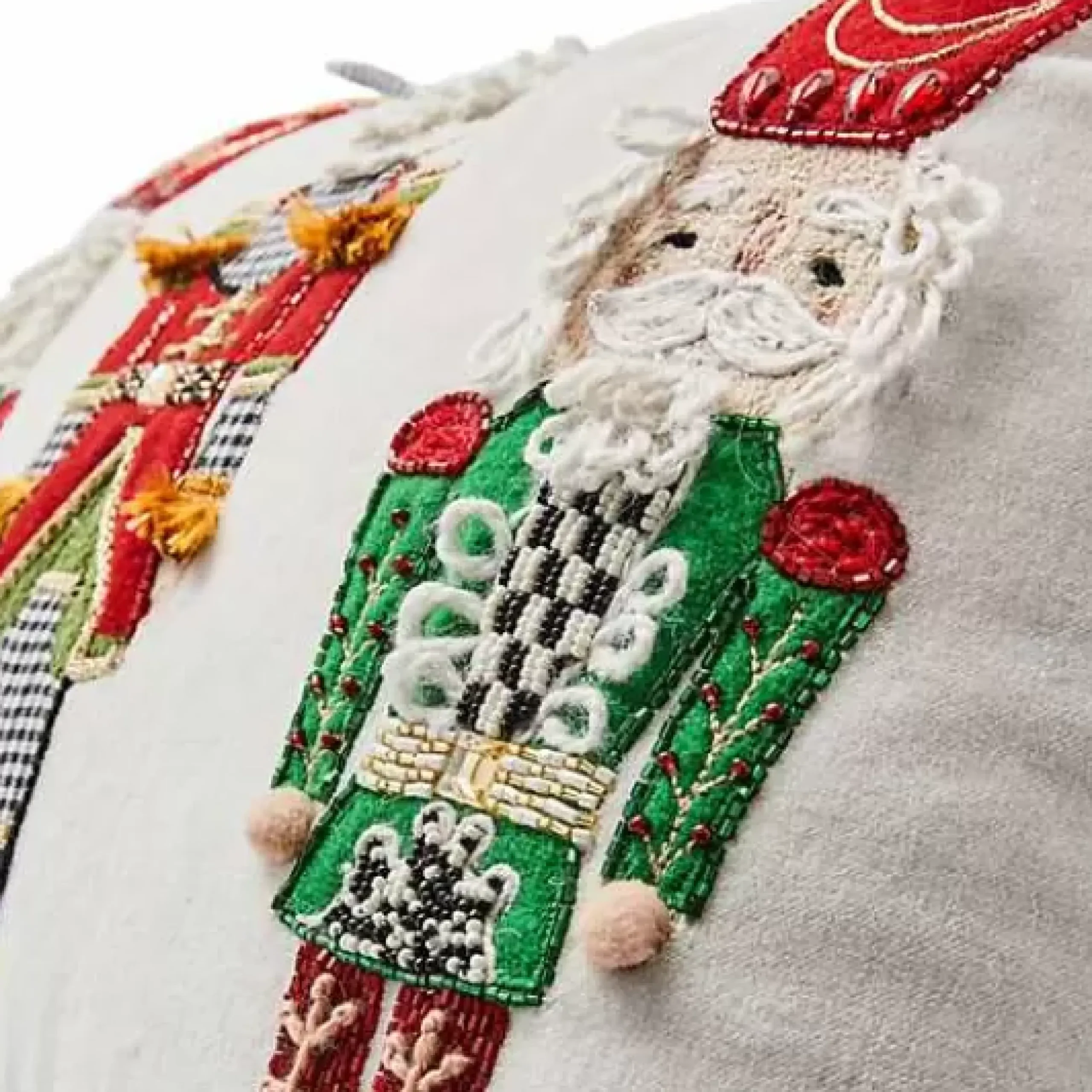 MacKenzie-Childs Nutcracker Lumbar Pillow< Pillows, Throws, & Cushions