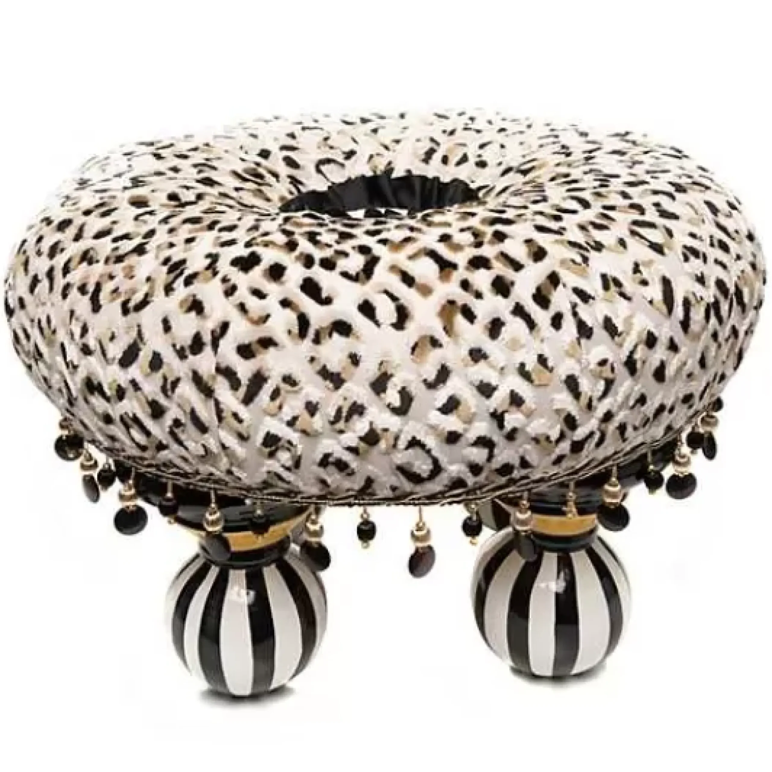MacKenzie-Childs Ocelot Tuffet< Living Room