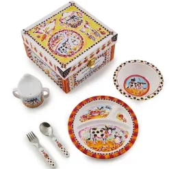 MacKenzie-Childs On the Farm Toddler's Dinnerware Set< Kitchen & Dining Sets|Dinnerware & Flatware