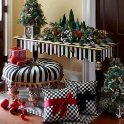 MacKenzie-Childs On Wall Street Setting Seat< Living Room