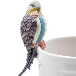 MacKenzie-Childs Parakeet Pot Climber - Blue< Spring|Greenery & Florals