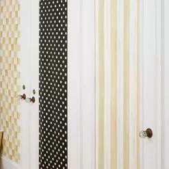 MacKenzie-Childs Parchment Stripe Wallpaper< Finishing Touches|Room Accents