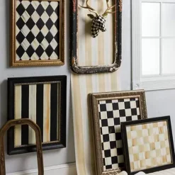 MacKenzie-Childs Parchment Stripe Wallpaper< Finishing Touches|Room Accents