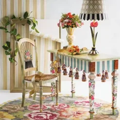 MacKenzie-Childs Parchment Stripe Wallpaper< Finishing Touches|Room Accents