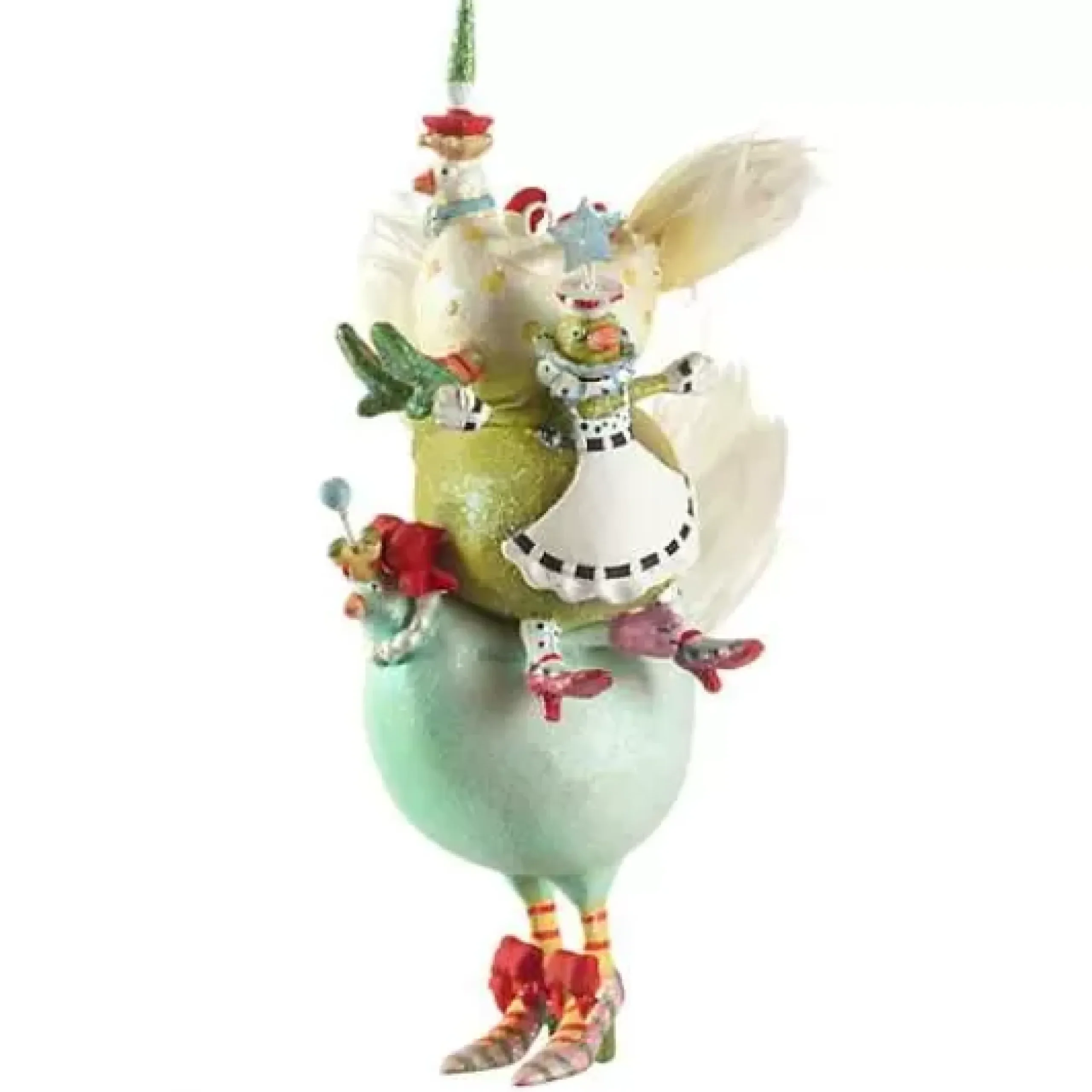 MacKenzie-Childs Patience Brewster 12 Days 3 French Hens Ornament< Holiday