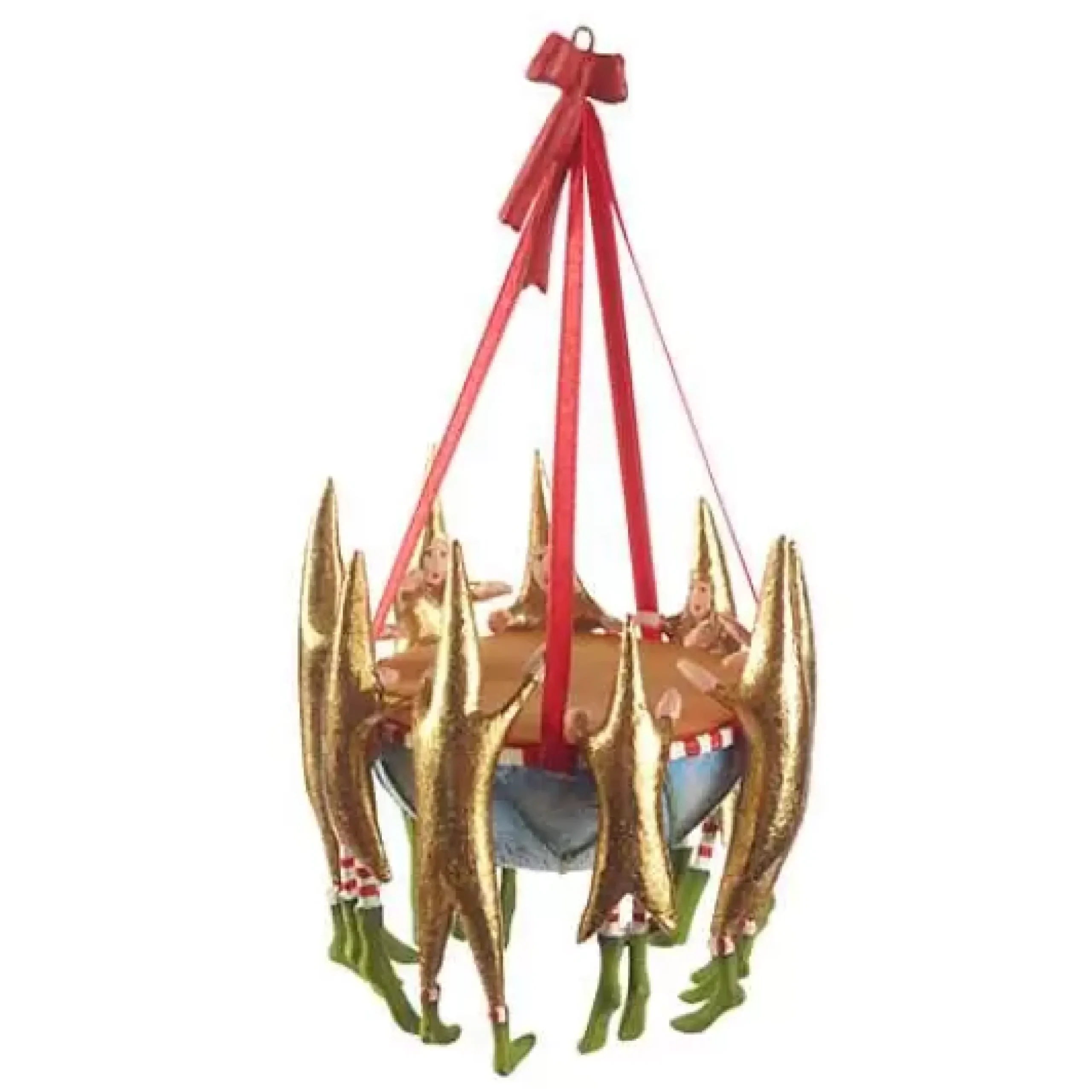MacKenzie-Childs Patience Brewster 12 Days 9 Drummers Drumming Ornament< Holiday