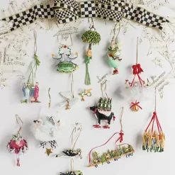 MacKenzie-Childs Patience Brewster 12 Days 9 Drummers Drumming Ornament< Holiday