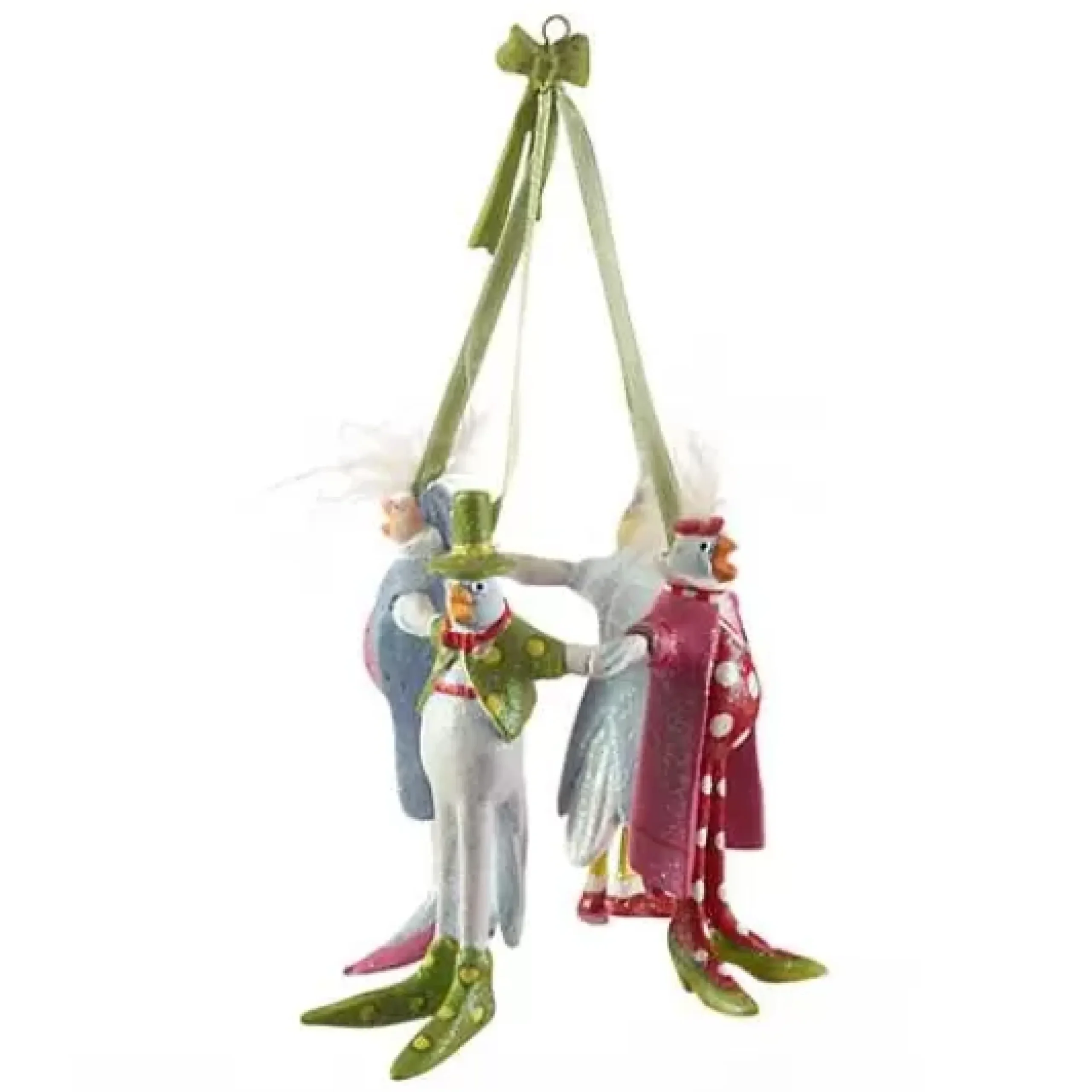 MacKenzie-Childs Patience Brewster 12 Days 4 Calling Birds Ornament< Holiday