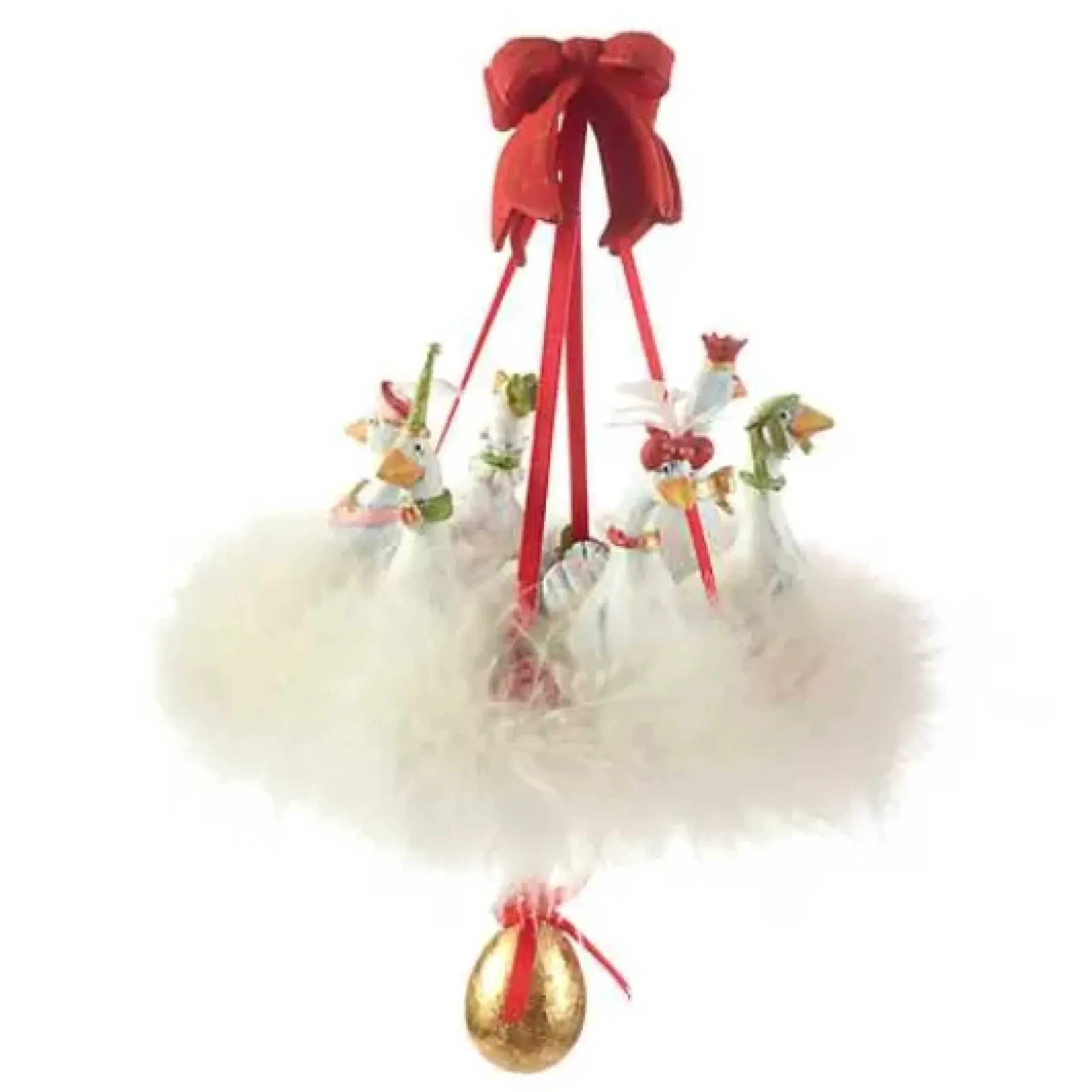 MacKenzie-Childs Patience Brewster 12 Days 6 Geese a-Laying Ornament< Holiday