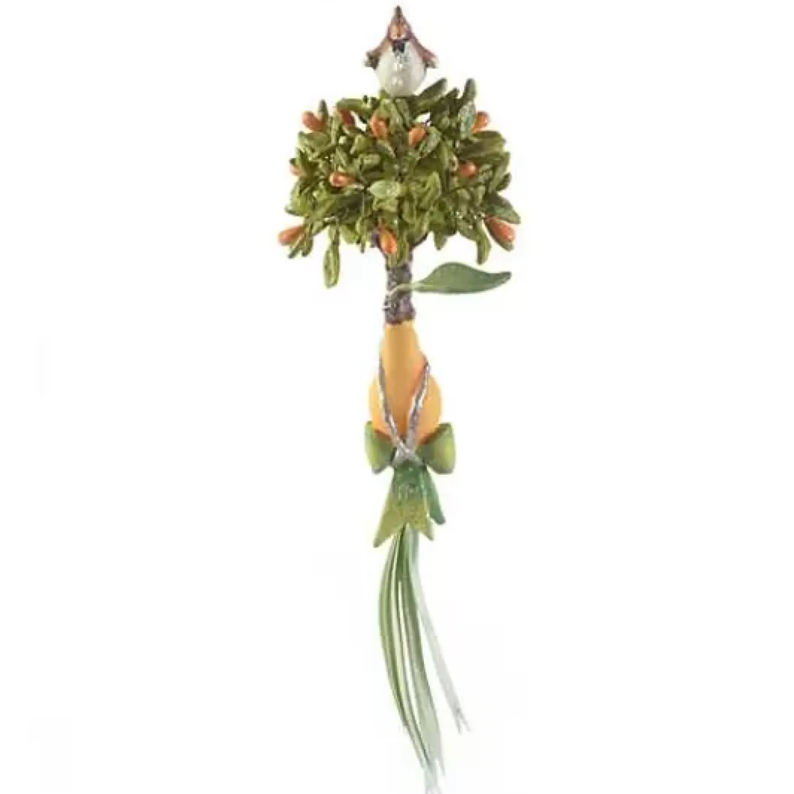 MacKenzie-Childs Patience Brewster 12 Days Partridge in a Pear Tree Ornament< Holiday