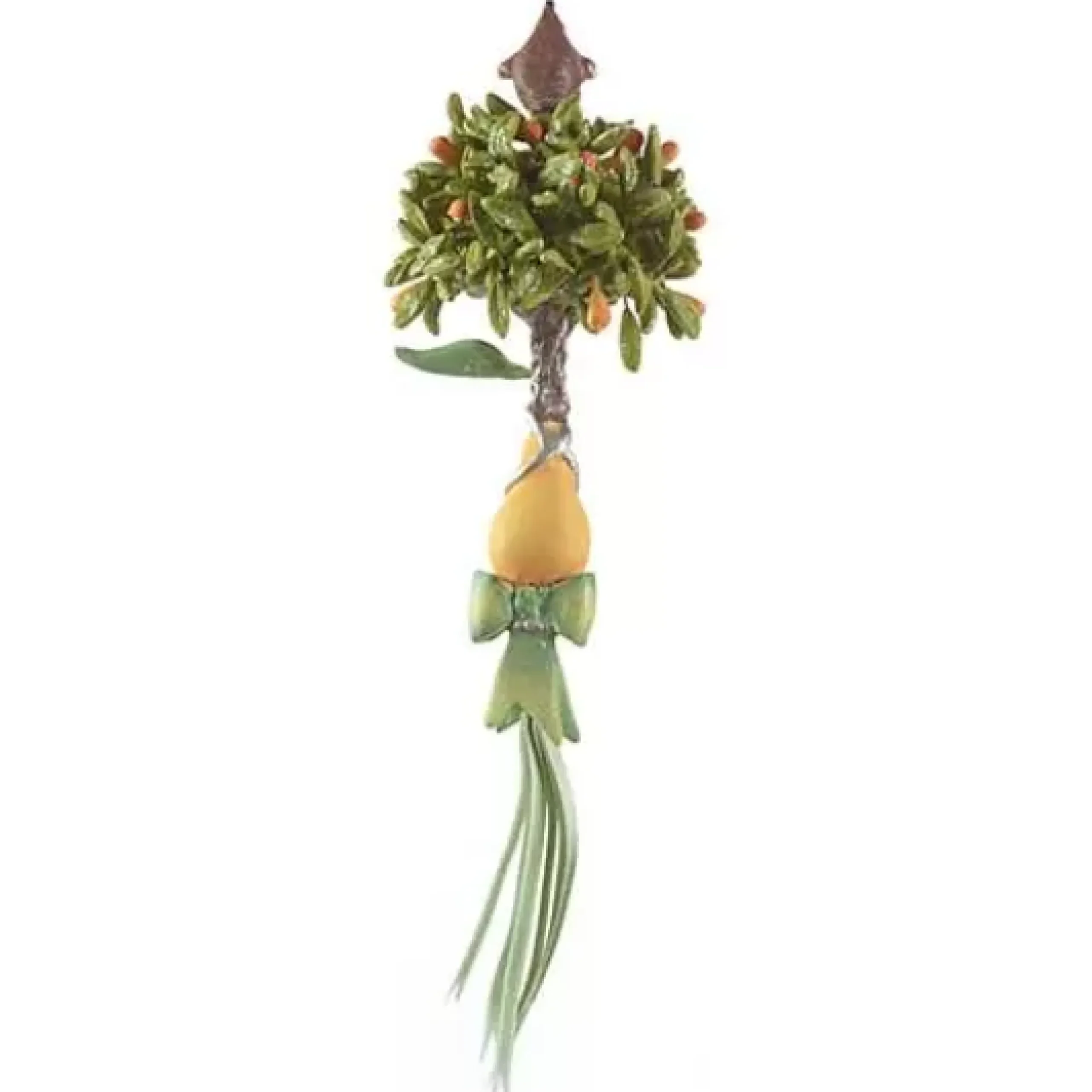 MacKenzie-Childs Patience Brewster 12 Days Partridge in a Pear Tree Ornament< Holiday