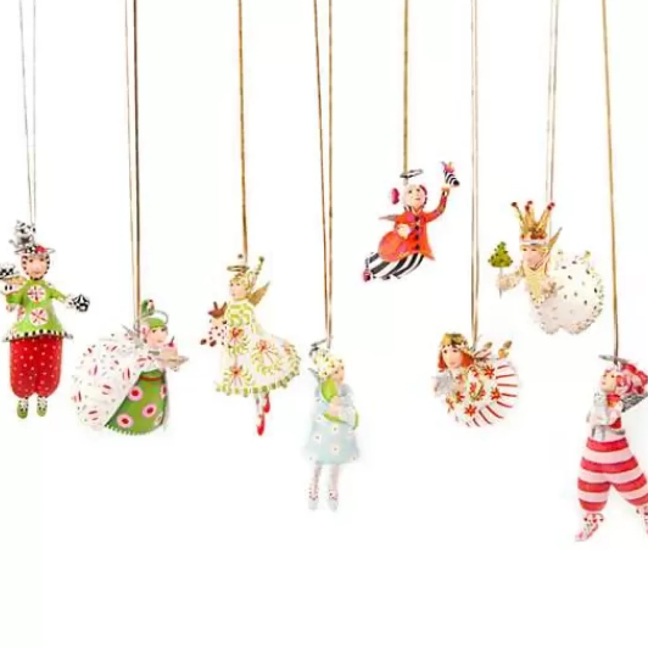MacKenzie-Childs Patience Brewster Angel Mini Ornament Set< Holiday