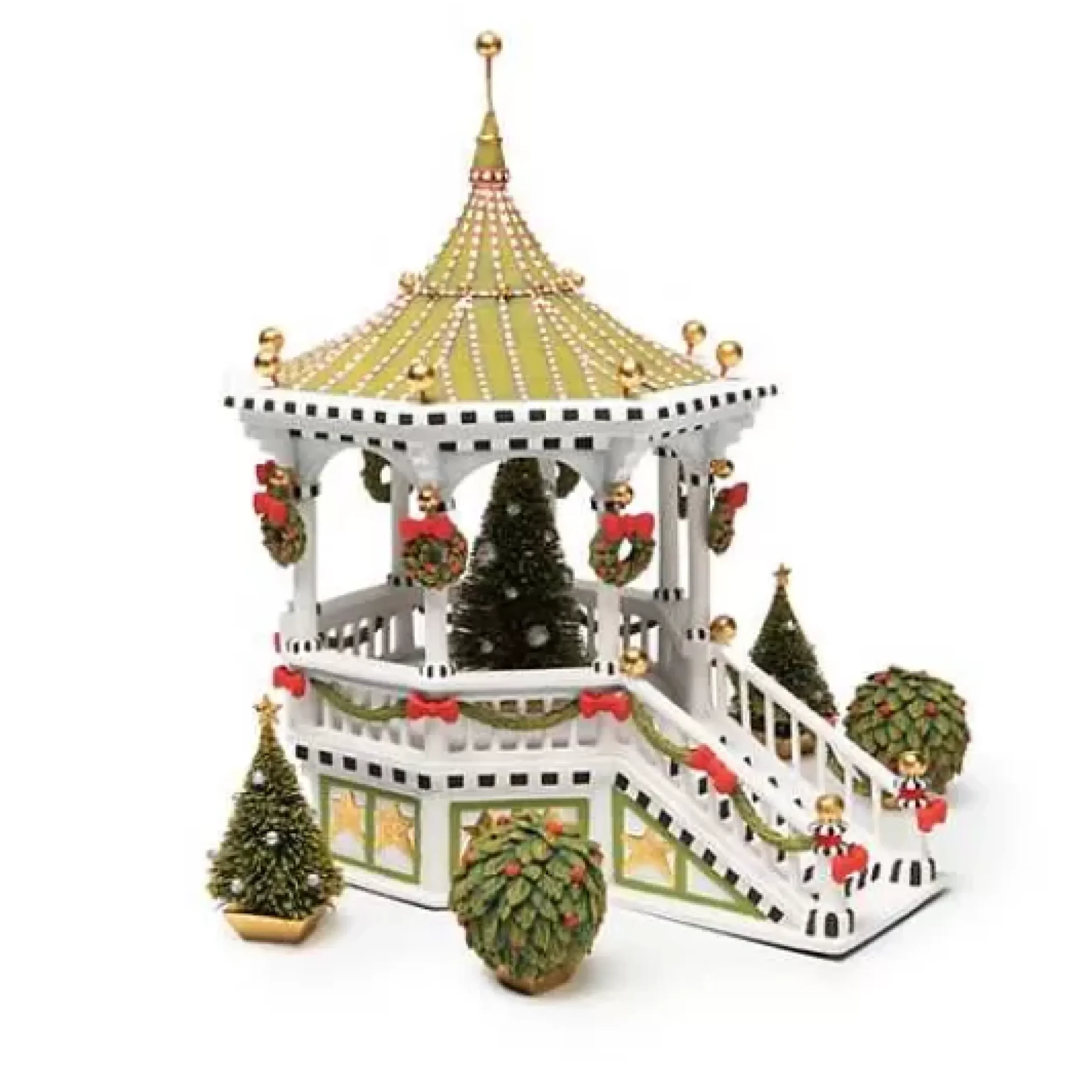 MacKenzie-Childs Patience Brewster Caroler Gazebo Display< Holiday|Room Accents