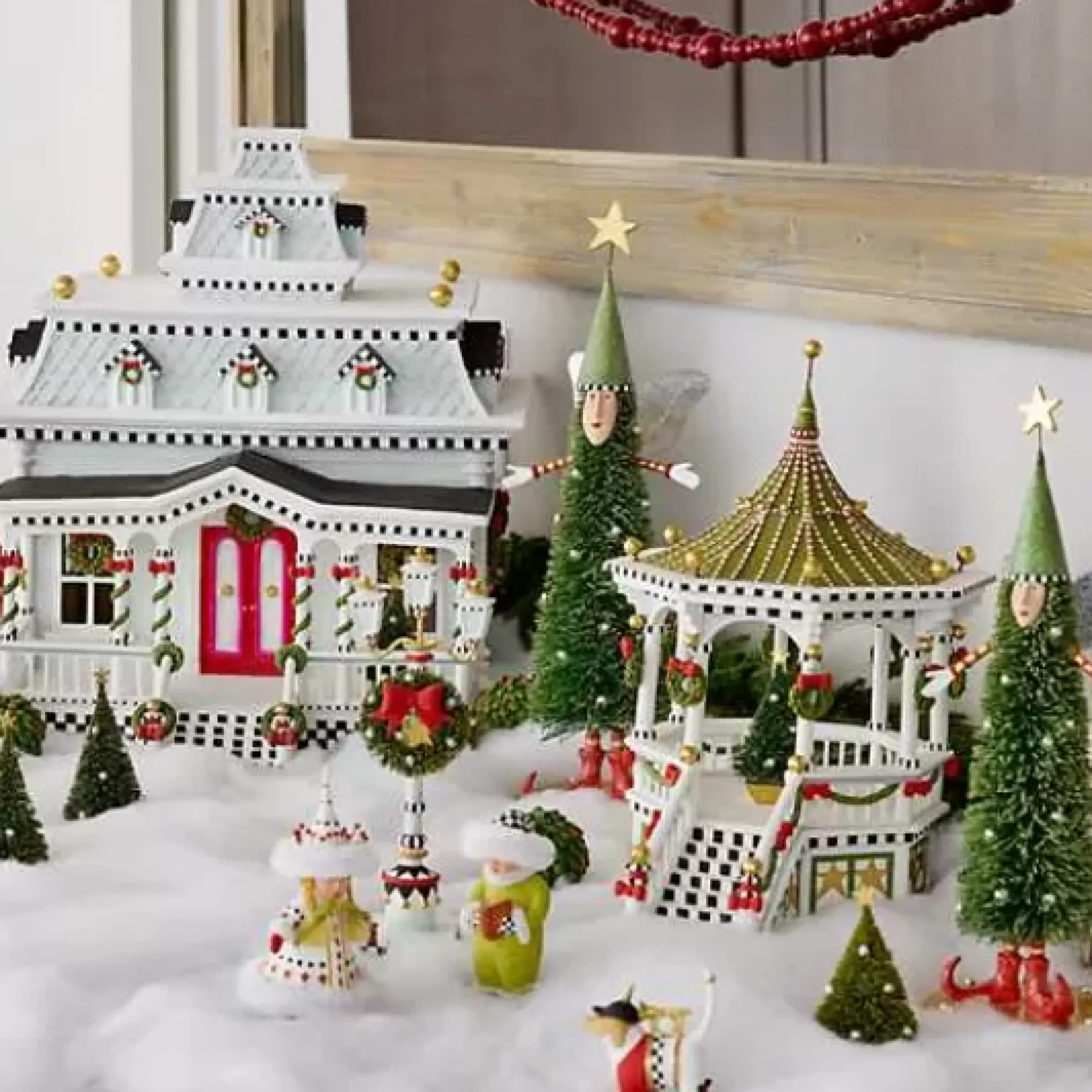 MacKenzie-Childs Patience Brewster Caroler Trio< Holiday|Room Accents