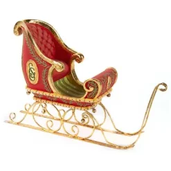 MacKenzie-Childs Patience Brewster Dash Away Sleigh Ornament< Holiday