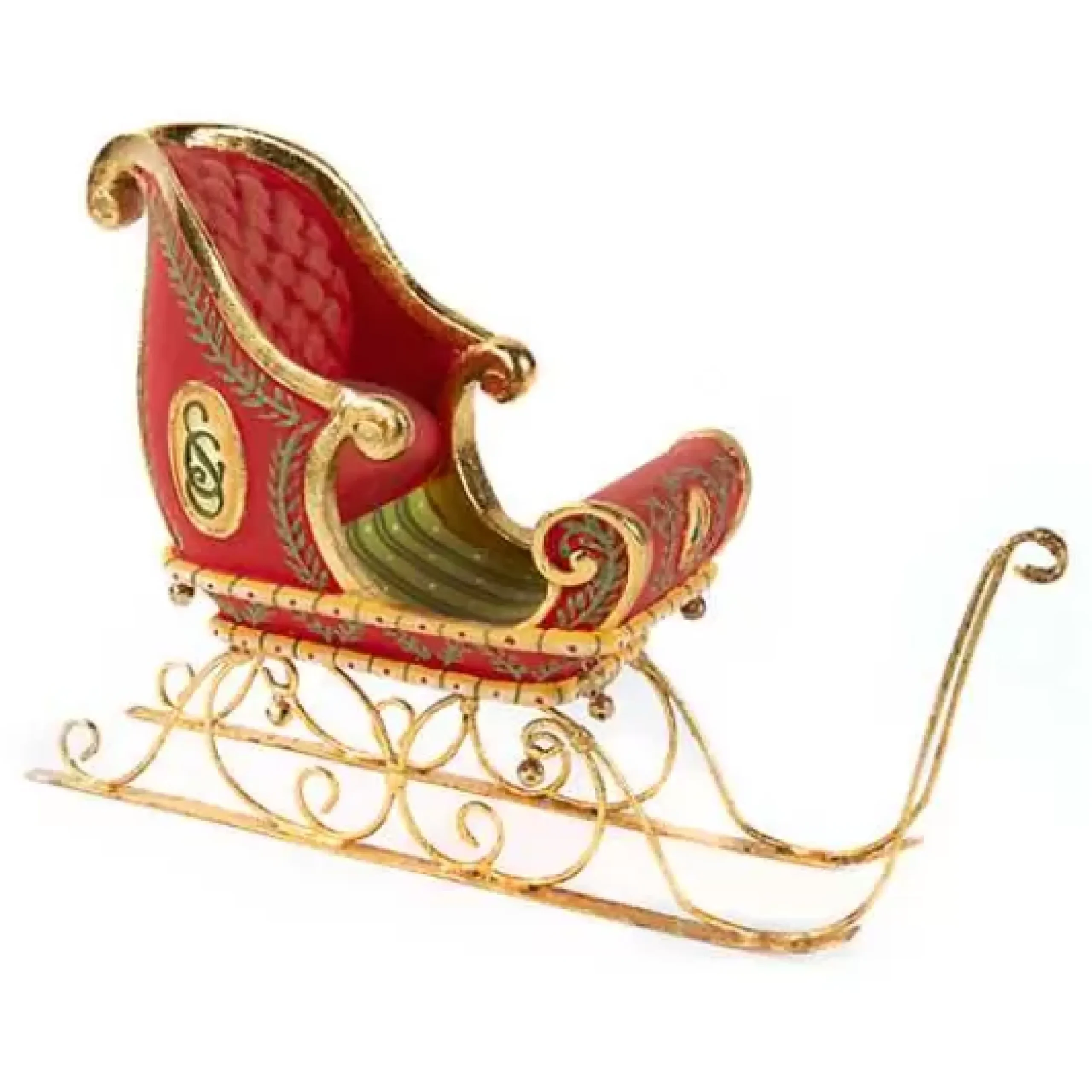 MacKenzie-Childs Patience Brewster Dash Away Sleigh Ornament< Holiday