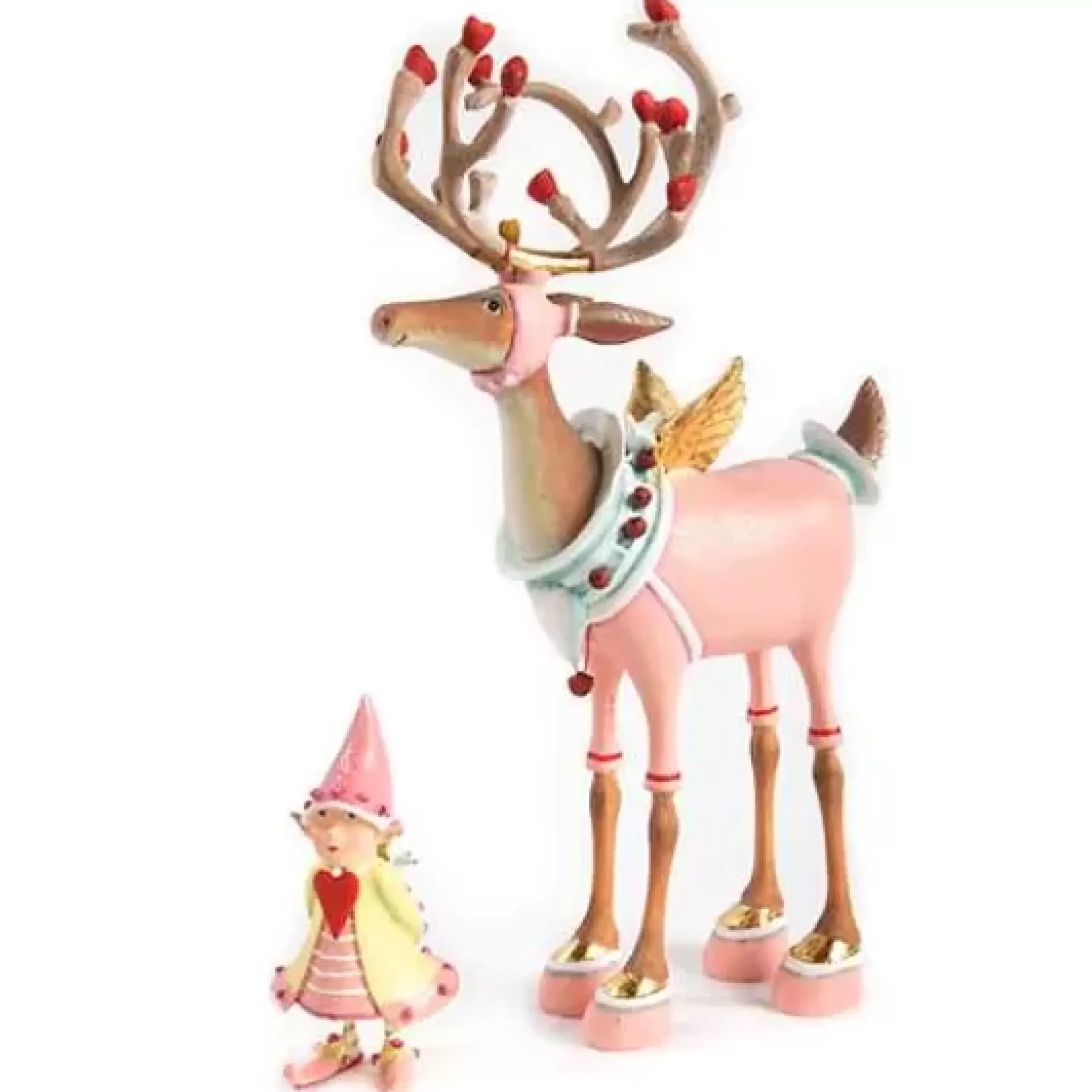 MacKenzie-Childs Patience Brewster Dash Away Cupid's Elf Ornament< Holiday