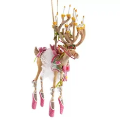MacKenzie-Childs Patience Brewster Dash Away Dancer Reindeer Ornament< Holiday
