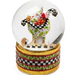 MacKenzie-Childs Patience Brewster Dash Away Sleigh Snow Globe< Holiday|Room Accents