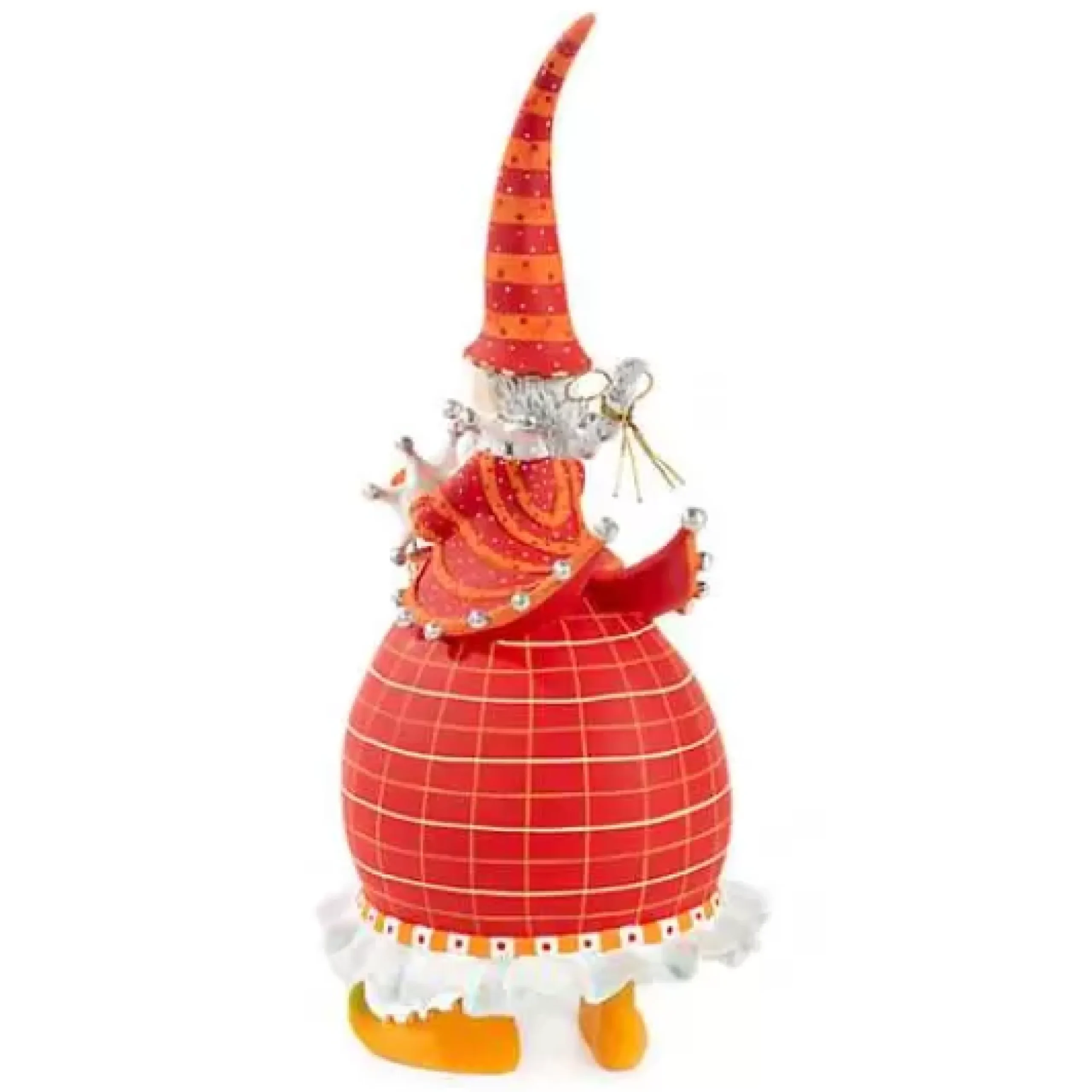 MacKenzie-Childs Patience Brewster Dash Away Red Mrs. Santa Figure< Holiday|Room Accents