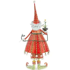 MacKenzie-Childs Patience Brewster Dash Away Dashing Santa Figure< Holiday|Room Accents