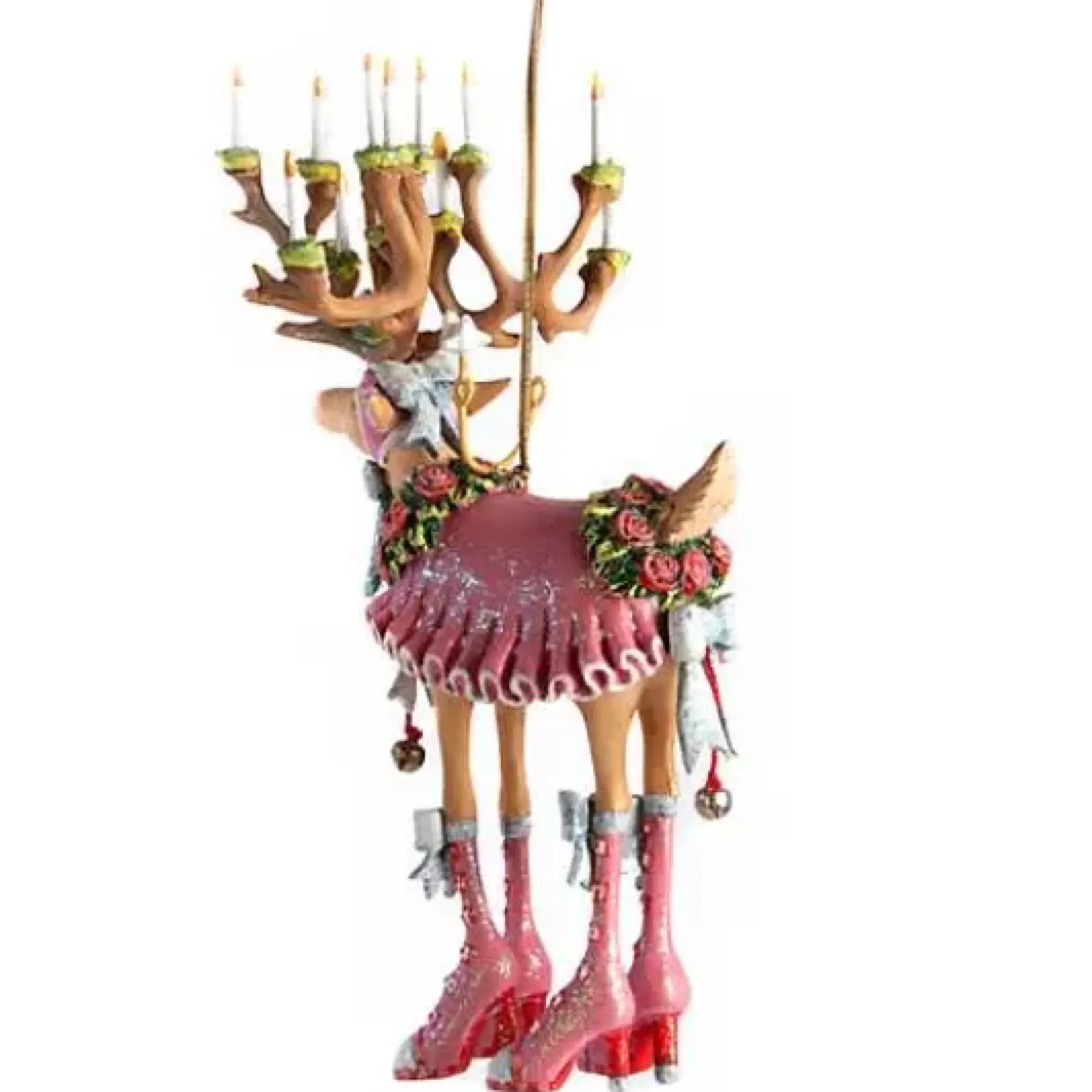MacKenzie-Childs Patience Brewster Dash Away Donna Reindeer Ornament< Holiday