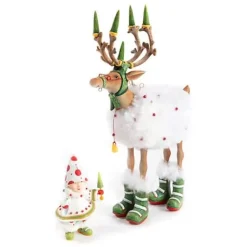 MacKenzie-Childs Patience Brewster Dash Away Blitzen's Elf Ornament< Holiday