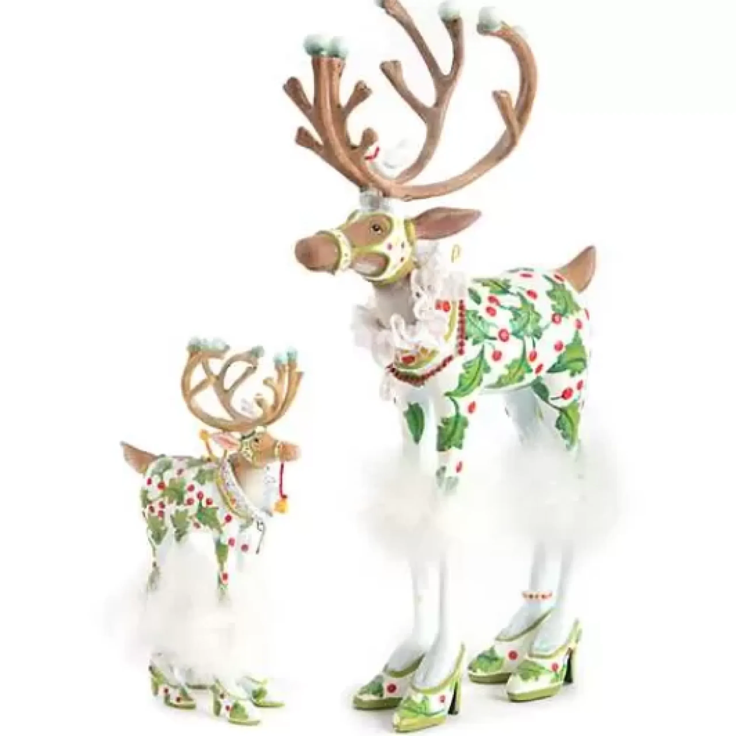 MacKenzie-Childs Patience Brewster Dash Away Vixen Reindeer Ornament< Holiday