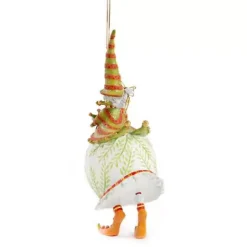 MacKenzie-Childs Patience Brewster Dash Away Mrs. Santa Ornament< Holiday