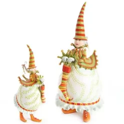 MacKenzie-Childs Patience Brewster Dash Away Mrs. Santa Ornament< Holiday