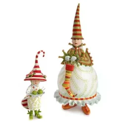 MacKenzie-Childs Patience Brewster Dash Away Mrs. Santa's Elf Ornament< Holiday