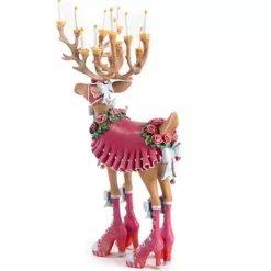 MacKenzie-Childs Patience Brewster Dash Away Donna Reindeer Figure< Holiday|Room Accents