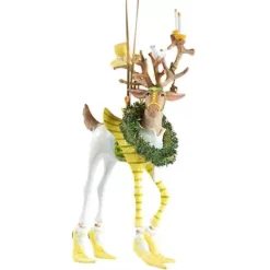 MacKenzie-Childs Patience Brewster Dash Away Prancer Reindeer Ornament< Holiday