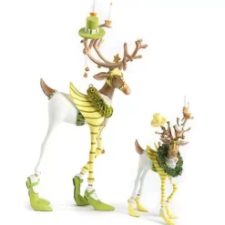 MacKenzie-Childs Patience Brewster Dash Away Prancer Reindeer Ornament< Holiday