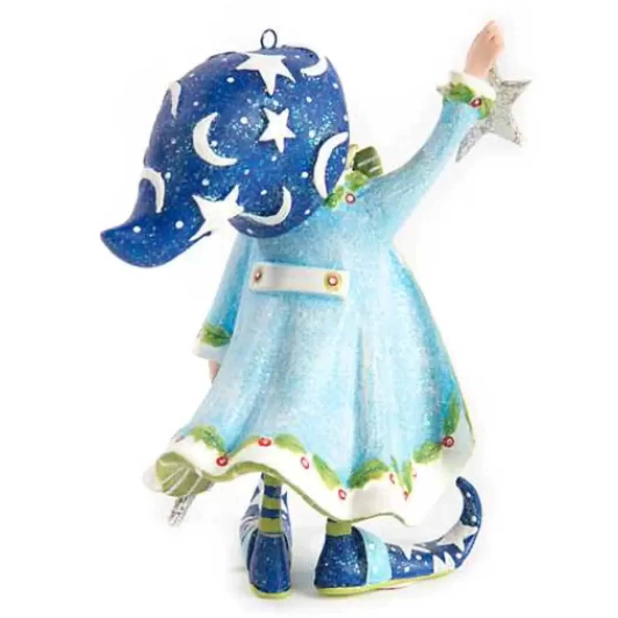 MacKenzie-Childs Patience Brewster Dash Away Comet's Elf Ornament< Holiday