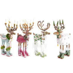 MacKenzie-Childs Patience Brewster Dash Away Reindeer Figure Set< Holiday|Room Accents