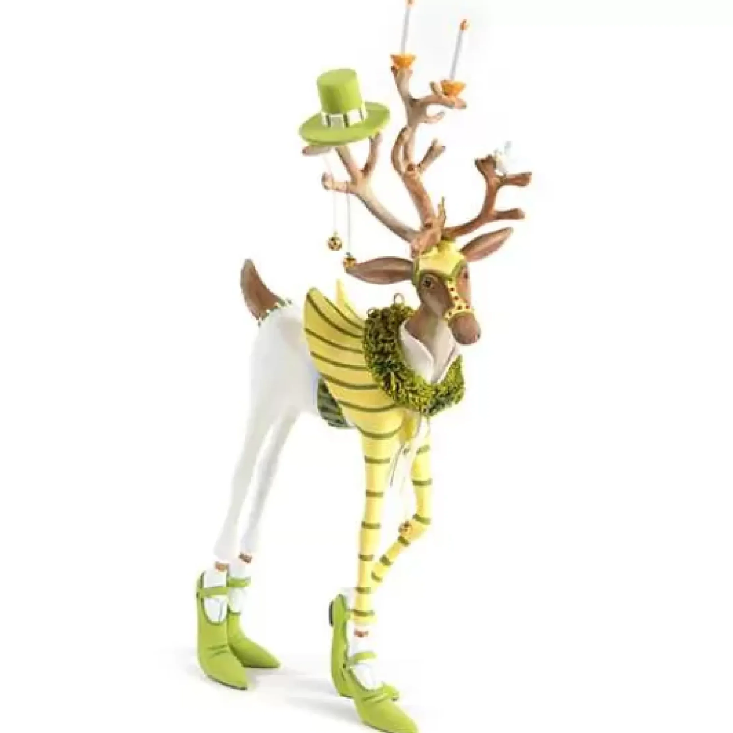 MacKenzie-Childs Patience Brewster Dash Away Prancer Reindeer Figure< Holiday|Room Accents