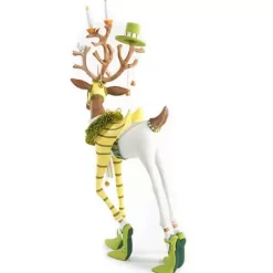 MacKenzie-Childs Patience Brewster Dash Away Prancer Reindeer Figure< Holiday|Room Accents
